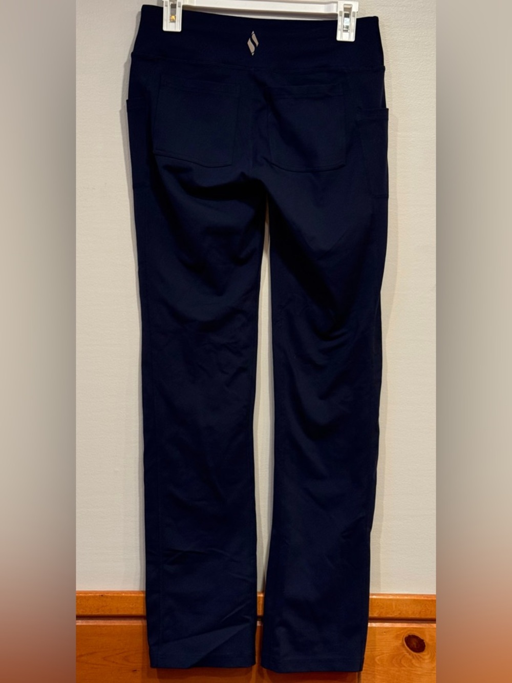 Skechers Navy Blue Side Pockets Leggings Women's Medium - Picture 2 of 6